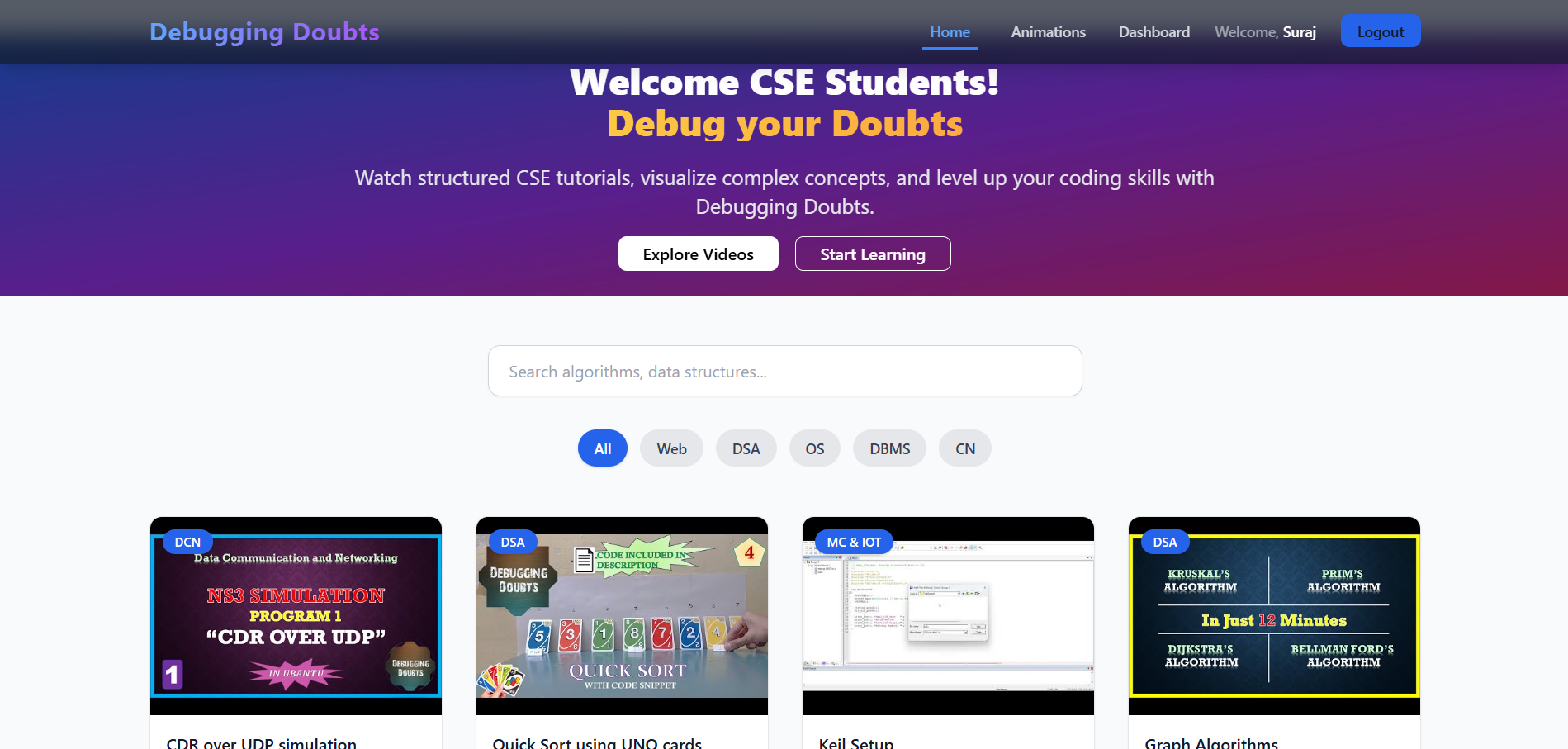 Debugging Doubts Project Screenshot 1